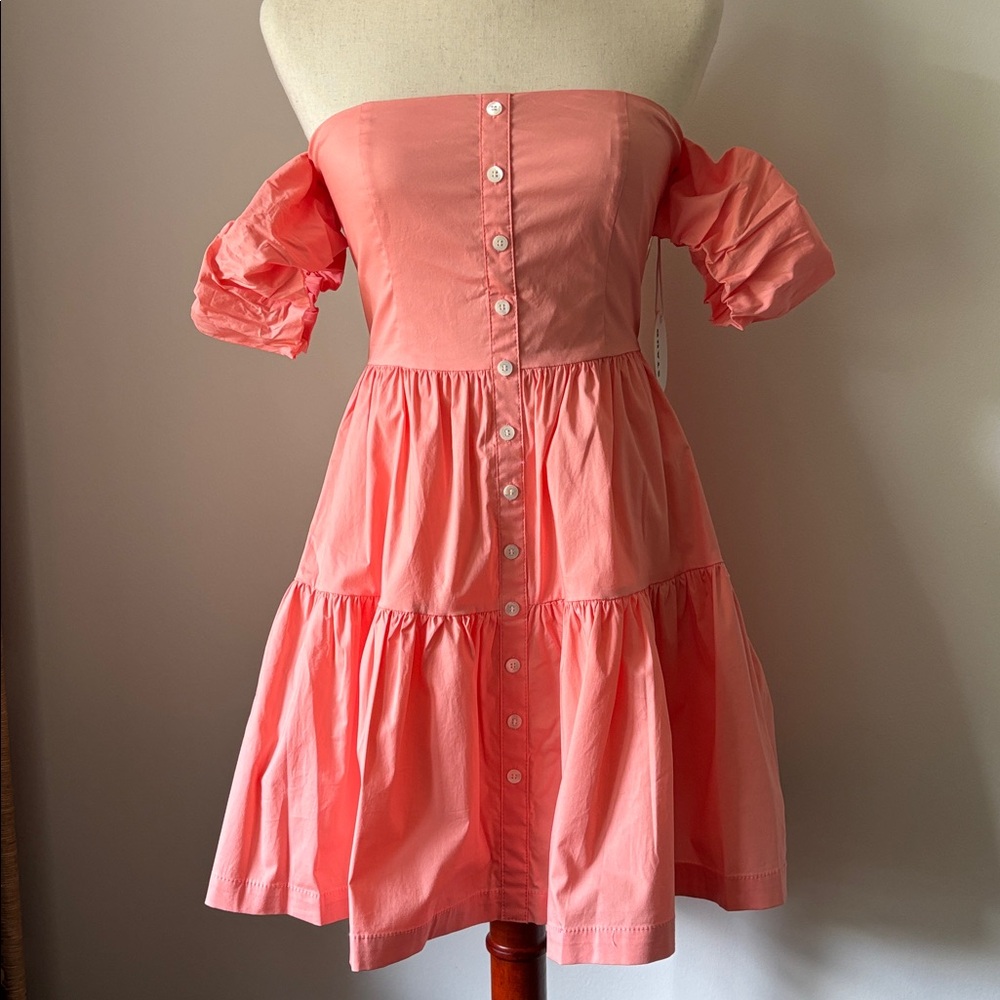 NWT STAUD Elio Mini Dress